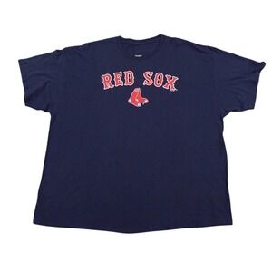 MLB Boston Red Sox T-Shirt Mens 3XL Navy Blue Short Sleeve Graphic Tee